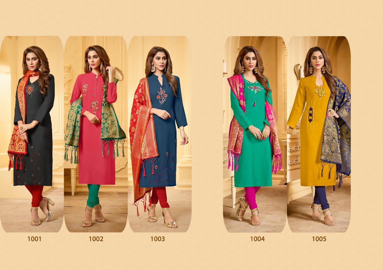 Avc Kalakari latest Fancy Casual Wear Heavy Cotton Slub Designer Dress Materials Collection
